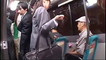Asian fucking on a public bus